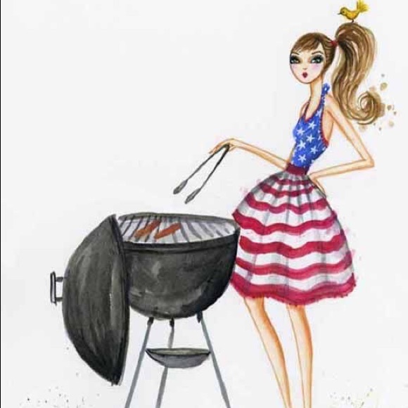 New Fourth of July Set 2 Kitchen Towel & Oven Mitt - Picture 9 of 10